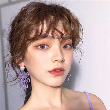 【米蘭精品】假瀏海真髮補髮片-蓬鬆羊毛捲隱形自然女假髮3色74gy12