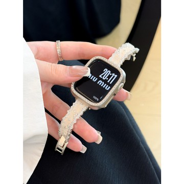 《台灣出貨》適用 APPLE WATCH 銅材質錶帶 不掉色 繁星點點錶帶 S11 S10 46mm 45mm 女士錶帶
