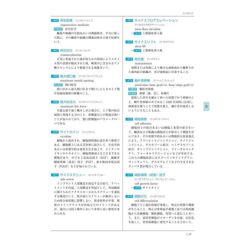 口腔インプラント学学術用語集 第4版