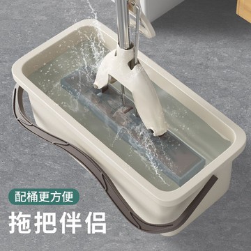 家用海綿頭拖把對折懶人膠棉吸水拖把衛生間客廳干濕兩用拖地神器