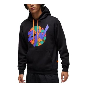 Air Jordan Zion Fleece Pullover Hoodie 'Black Cone'