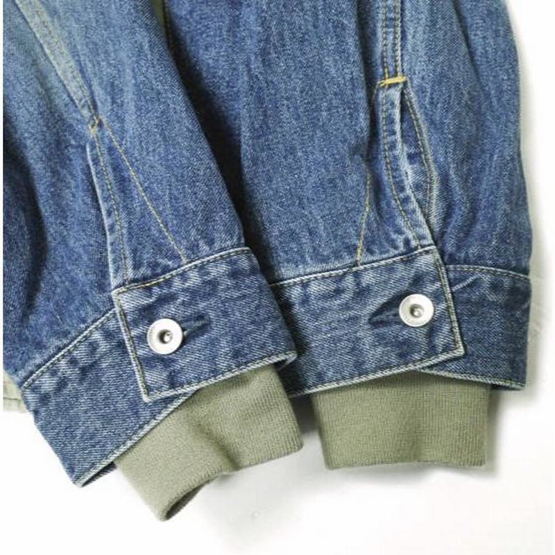 sacai - sacai / サカイ | デニム ドッキング モッズコート | 1