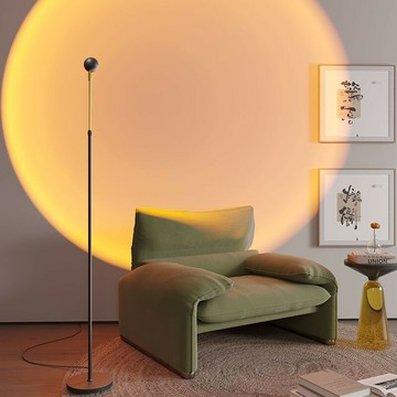 小紅帽落地燈客廳沙發旁邊高階感輕奢落地氛圍燈臥室網紅落地臺燈[DD1106001]