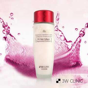 【即期】韓國3W CLINIC 膠原潤澤乳液 150ml-(效期：2026/09)