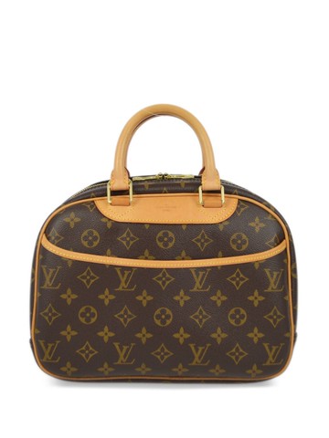 Louis Vuitton Pre-Owned - 2006 Trouville handbag - women - Calf Leather/PVC - One Size - Brown