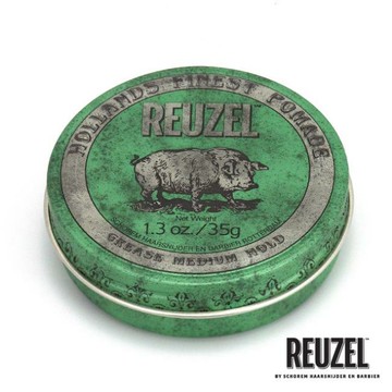 REUZEL Green Pomade Grease 綠豬中強髮油35g/113g｜期間限定◆秋冬迷人香氛