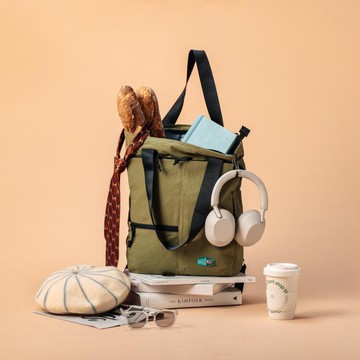 城市輕旅兩用機能包 軍綠色