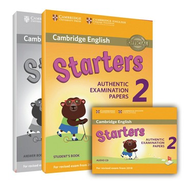 YLE劍橋兒童英檢官方全真考題組 Cambridge English Starters 2 學生課本+答案本+聽力CD 華通書坊/姆斯