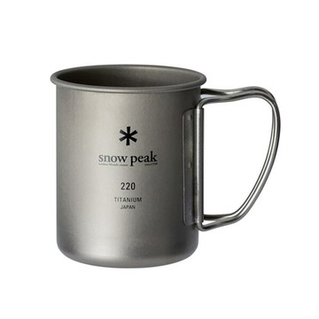 Snow Peak Snowpeak SP鈦金屬單層杯220 MG-141