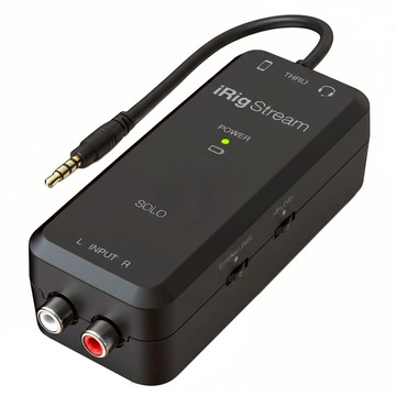 IK MULTIMEDIA iRig Stream Solo 行動錄音介面  黑色  單一商品