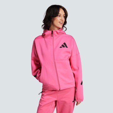 ADIDAS 愛迪達 阿迪達斯 女運動外套-粉色 W Z.N.E. FZ-JD3989