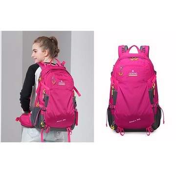 後背包大容量40L雨罩背架胸腰扣防水輕量抗刮尼龍布