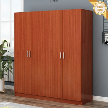 【經濟型組裝】實木衣櫃 兒童衣櫃 簡易衣櫃 收納衣櫃 家用衣櫃 簡約現代設計 環保板材 多隔層儲物 臥室宿舍通用
