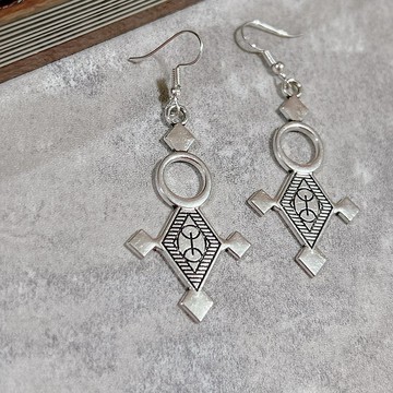 耳環 Tuareg Cross Pendant 撒哈拉的告白