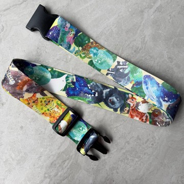 行李束帶/ 台灣動物 / 旅行 / 插畫