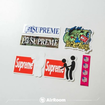 AirRoom正品現貨 2025AW SUPREME 秋冬開季 Logo 骷髏 美國國旗 貼紙