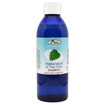 e'bio 去屑洗髮精 略涼配方 茶樹+薄荷  200ml  1瓶