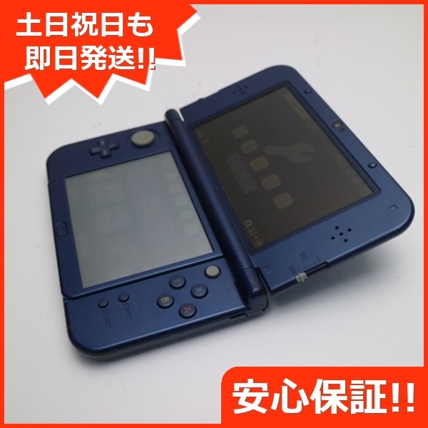 良品Newニンテンドー3DS LL メタリックブルー game 任天堂 173