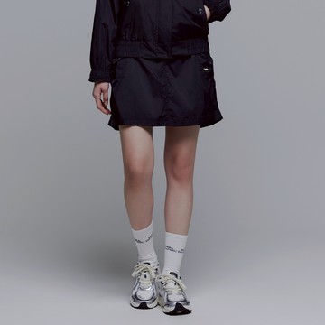 女裝 TIMBER 工裝短裙 - 炭黑色