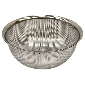 SHIMOYAMA 不銹鋼斜邊沖孔網籃  單色  21cm  1個