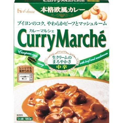 ハウス カレーマルシェ 中辛 180g まとめ買い(×10)|4902402875773