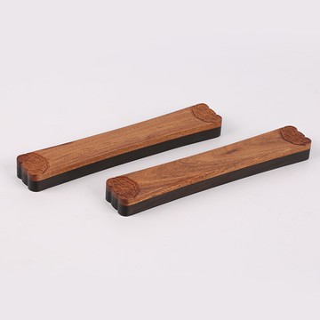 黑檀酸枝紅木鎮紙尺實木文房四寶書法用品紫檀壓書鎮創意定制刻字清倉