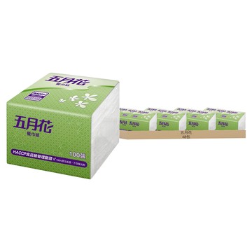 五月花 9吋餐巾紙  Green  100張  48包