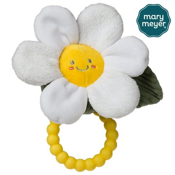 新品上市【MaryMeyer】柔軟手搖鈴-微笑小雛菊 嬰兒 幼兒 孩童 嬰幼兒 玩具 手搖鈴 安撫用品