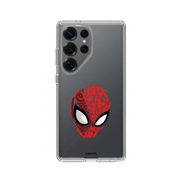 Galaxy S25 Ultra Clear 透明 - 迪士尼-漫威 Marvel - 蜘蛛人-文字設計