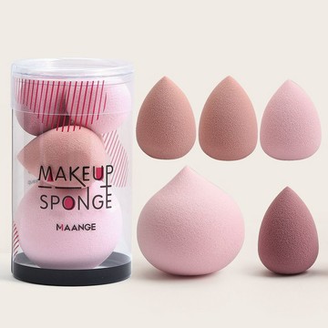 臺灣/✨美妝蛋瑪安格5個裝迷你美妝蛋非乳膠乾溼兩用美妝化妝海綿不吃粉粉撲
