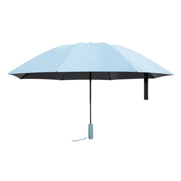 艾米購物 安全防回彈自動傘 天空藍 自動開收 安全防護  1支