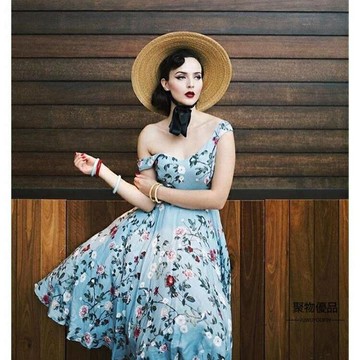 復古優雅小眾平頂系帶飄帶麥稈草草帽手工編織草編帽【聚物優品】