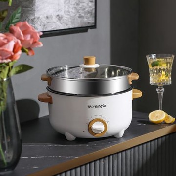 電火鍋家用多功能一體電煮鍋電炒菜炒鍋不粘鍋宿舍學生小型電熱鍋