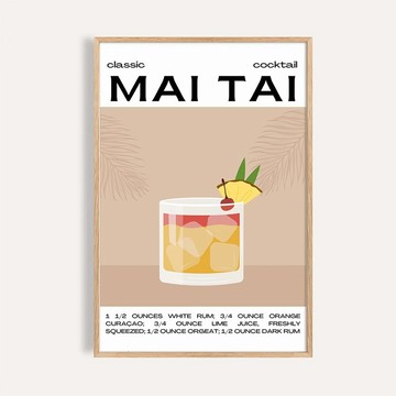 邁泰 Mai Tai / 雞尾酒系列掛畫