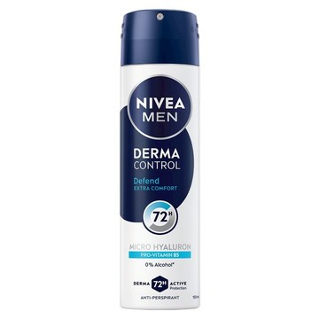 NIVEA 妮維雅 台灣公司貨 MEN 男士玻尿酸肌能修復止汗噴霧  1個  150ml