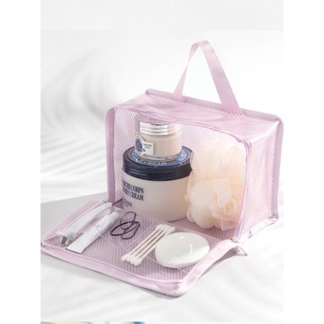 韓國full立方體大容量化妝洗漱包電動牙刷膏包旅行便攜整理收納包