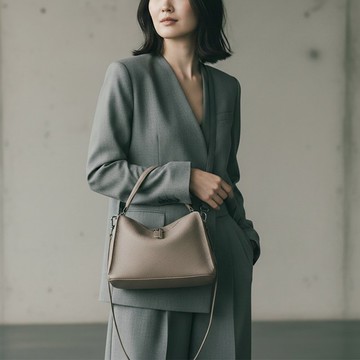 Valley Cube M Shoulder Bag陶土棕-側背包/斜背包/單肩包/真皮包