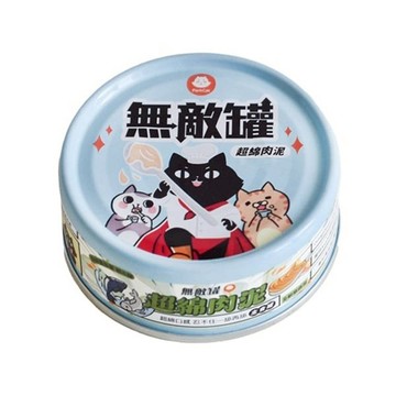 貓-無敵罐主食罐80g-海鮮雙魚-器官保建