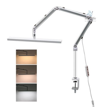 Andoer 睫毛燈用於睫毛技術柔性檯燈帶夾 LED 檯燈用於指甲台睫毛延長護膚閱讀 3 種燈光模式 Dimmabl M