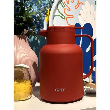 嘉特熱水瓶玻璃膽歐式水壺學生宿舍時尚保溫壺暖壺家用1.5L大容量