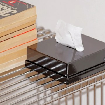 韓國 rareraw STANDARD 鋼材扁面紙盒 - L-淡藍