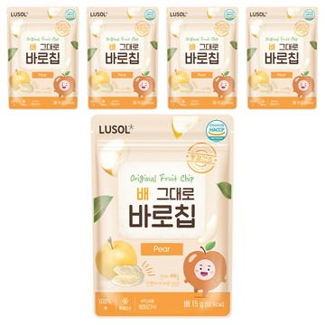 LUSOL 果乾 水梨 6個月以上  15g  5包