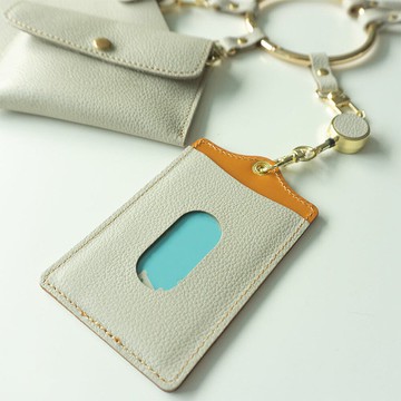 環肩帶捲軸通行證包 [Shrink Leather] Himeji Leather Card Mother's Day HS20K