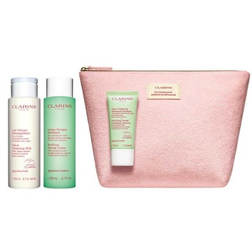 Clarins 娇韵诗 适合油性肤质清洁护肤三件套装