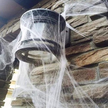 萬圣節蜘蛛棉 鬼屋裝飾道具蜘蛛絲蜘蛛網酒吧密室逃脫KTV場景布置