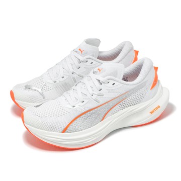慢跑鞋 Deviate Nitro 3 女鞋 白 橘 氮氣中底 碳板 輕量 回彈 運動鞋 30970816