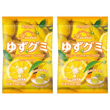 Kasugai 春日井 果汁軟糖 柚子味  102g  2個