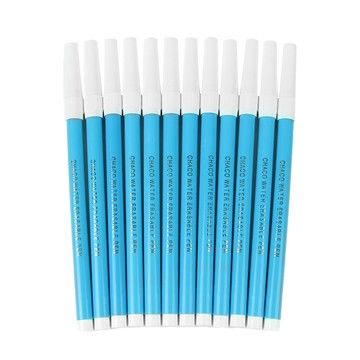 JS Trading Chaco 水性布用記號筆  藍色  12件