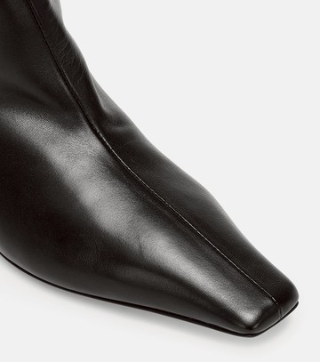 Khaite Davis leather knee-high boots