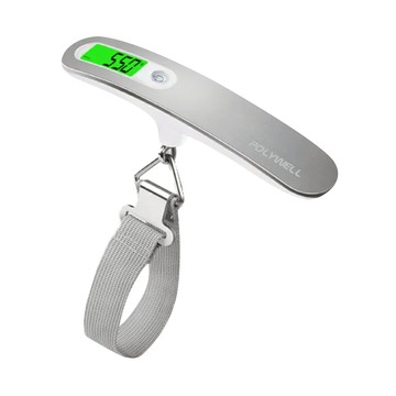 POLYWELL 寶利威爾 數位行李秤 15.2 x 3 x 4cm 77g  PW15-T65-0846  1個